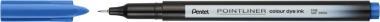 Pentel tűfilc SZÍNES Pointliner 0,4 mm – jégkék